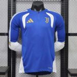 Juventus 2026-27 Blue-White Track Long Sleeve Jersey Player Version