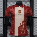 Spain 2026 Espana Maron Vintage Flamenco Dance Jersey Player Version