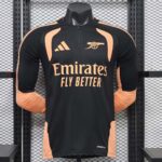 Arsenal 2026-27 Black-Orange Training Long Sleeve Jersey Player Version
