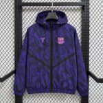 Barcelona 2026-27 Away Kobe Purple Hoodie Windbreaker