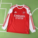 Arsenal 2025-26 Home Long Sleeve Jersey Fan Version