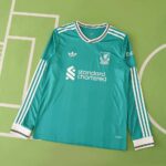 Liverpool 2025-26 Second Away Long Sleeve Jersey Fan Version
