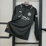 Manchester City 2025-26 Away Long Sleeve Jersey Fan Version