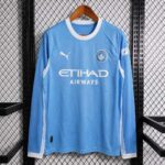 Manchester City 2026-27 Home Long Sleeve Jersey Fan Version