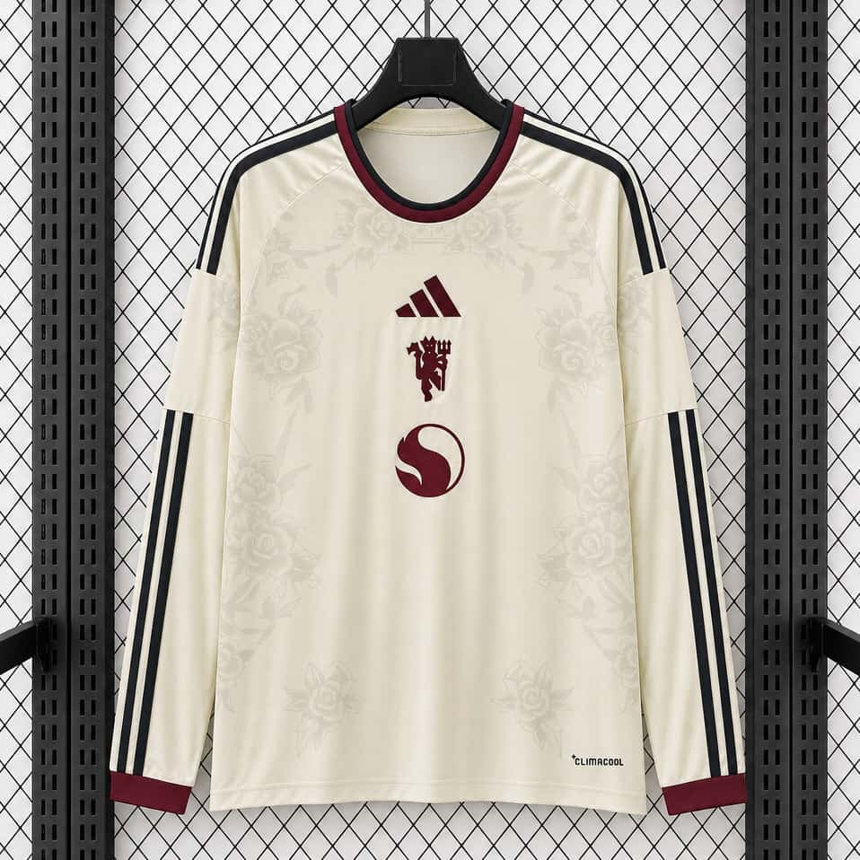 01-987.jpg Manchester United 2026-27 Second Away Long Sleeve Jersey Fan Version - Image 1