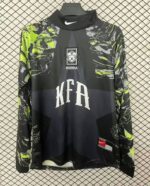 South Korea 2026 FIFA World Cup Black-Neon Yellow Goalkeeper Long Sleeve Jersey - Image 2