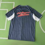 FC Bayern Munich 2025-26 Dark-Grey Pinstripe Baseball Jersey - Image 2