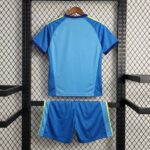 Leeds United 2026-27 Blue Goalkeeper Kids Kit - Image 2