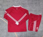 Liverpool 2025-26 Home Long Sleeved Kids Kit - Image 2