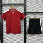 Manchester United 2026-27 Home Kids Kit with Black Shorts - Image 2