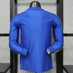Real Madrid 2026-27 Retro Lifestyle Blue Long Sleeve Jersey Player Version - Image 2