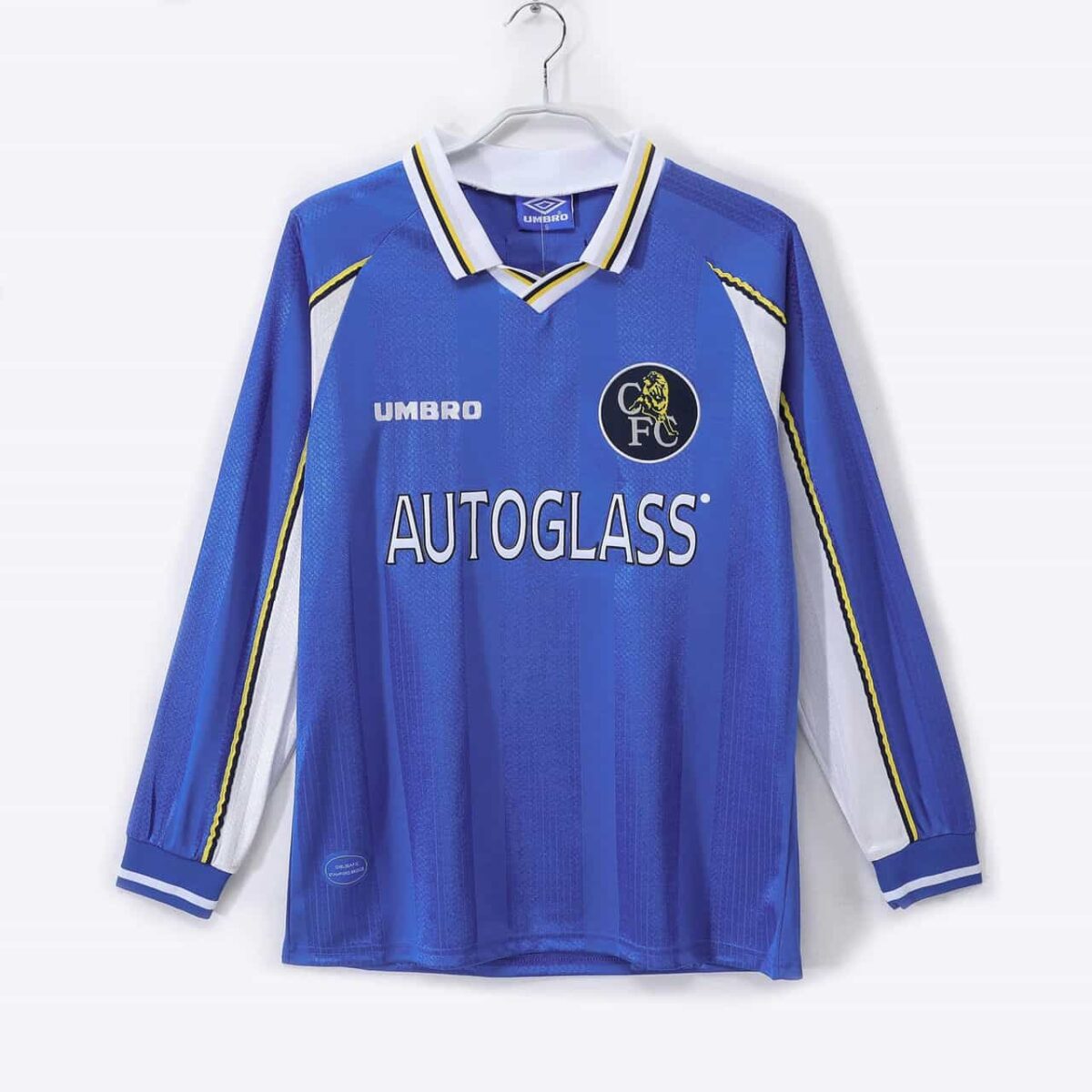 Chelsea 1997-99 Home Retro Long Sleeve Jersey - Image 2