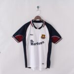 West Ham United 1999-01 Away Retro Jersey - Image 2