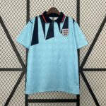 England 1990 FIFA World Cup Inter Second Away Retro Jersey - Image 2