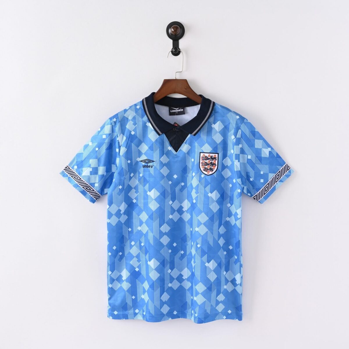 England 1990 FIFA World Cup Second Away Retro Jersey - Image 2
