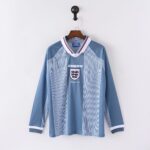 England 1996 Away Retro Long Sleeve Jersey - Image 2