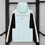 France 2026 Light Blue Energy Woven Hooded Windbreaker - Image 2