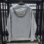 Sao Paulo 2025-26 Grey Hooded Padded Windbreaker - Image 2
