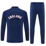 England 2026 Blue Half Zip Long Sleeve Training Kit - Image 2