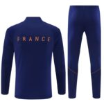 France 2026 Blue Half Zip Long Sleeve Training Kit - Image 2
