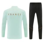 France 2026 Light Green Half Zip Long Sleeve Training Kit - Image 2