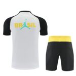 Brazil Jordan 2026 White Short Sleeve Training Kit - Image 2