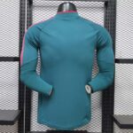 Real Madrid 2026-27 Green Track Long Sleeve Jersey Player Version - Image 2