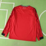 Manchester United 2025-26 Home Long Sleeve Jersey Fan Version - Image 2