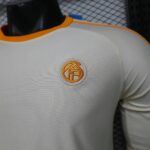 Bayern Munich 2026-27 Retro Lifestyle Cream Long Sleeve Jersey Player Version - Image 3