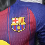 Barcelona 2025-26 Home Long Sleeve Jersey Player Version - Image 3