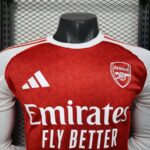 Arsenal 2025-26 Home Long Sleeve Jersey Player Version - Image 3