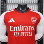 Arsenal 2026-27 Home Long Sleeve Jersey Player Version - Image 3