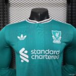 Liverpool 2025-26 Second Away Long Sleeve Jersey Player Version - Image 3