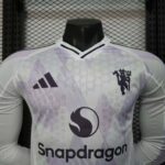 Manchester United 2025-26 Away Long Sleeve Jersey Player Version - Image 3