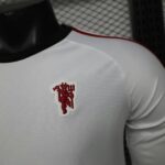 Manchester United 2026-27 Retro Lifestyle White Long Sleeve Jersey Player Version - Image 3