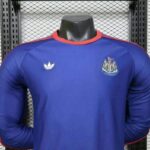 Newcastle United 2026-27 Retro Lifestyle Blue Long Sleeve Jersey Player Version - Image 3
