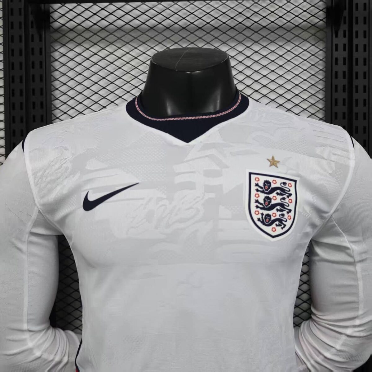 England 2026 FIFA World Cup Home Long Sleeve Jersey Player Version - Image 3