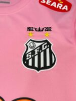 Santos 2012-13 Pink Retro Long Sleeve Jersey - Image 3