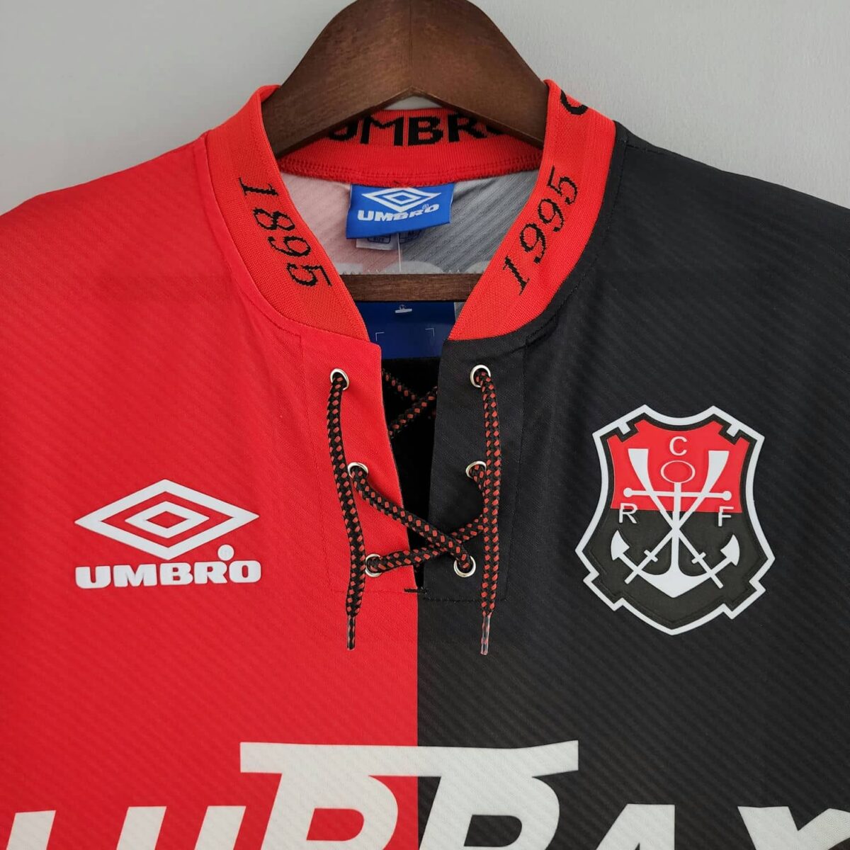Flamengo 1995-96 100th Anniversary Home Jersey - Image 3