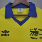 Arsenal 1978-81 Away Retro Long Sleeve Jersey - Image 3