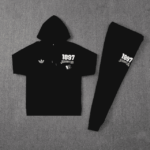 Juventus 2025-26 Black Hoodie Tracksuit - Image 3