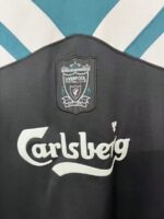 Liverpool 1995-96 Green Training Retro Jersey - Image 3