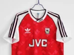 Arsenal 1990-92 Home Retro Jersey - Image 3