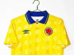 Colombia 1994 FIFA World Cup Home Retro Jersey - Image 3