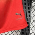 AC Milan x Off-White Red-Green Shorts - Image 3