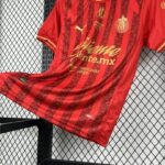 CD Guadalajara (Chivas) 2026-27 Red-Burgundy Monogram Striped Special Edition Jersey - Image 3