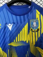 Sheffield Wednesday 2025-26 Blue-Yellow Training Jersey - Image 3