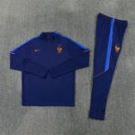 France 2026 Blue Half Zip Long Sleeve Training Kit - Image 3