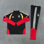Germany 2026 Black Half Zip Long Sleeve Training Kit - Image 3