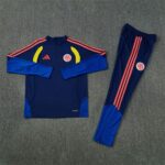 Colombia 2026 Blue Half Zip Long Sleeve Training Kit - Image 3